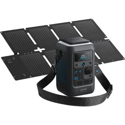 Anker Solix C300x Dc Power Station Kit Anker Solix 60w Portable Solar Panel