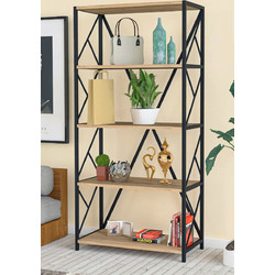 Stewe Home Βιβλιοθήκη 66x36x160cm STE-016268-V22895-1138505