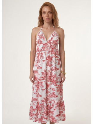 Toile de Jouy Maxi φόρεμα