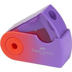 Ξύστρα Faber Castell Μονή Mini Sleeve Flow Punchy Melon 182776