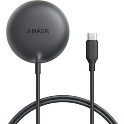 Anker Zolo MagGo Magsafe Ασύρματος Φορτιστής με Καλώδιο USB-C 15W Black