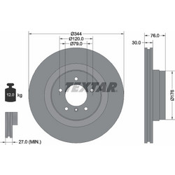 Textar Δισκόπλακα - 92185103