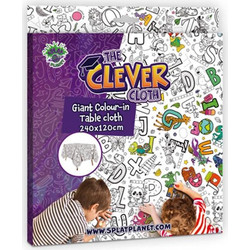 Splat Planet Γιγάντιο Τραπεζομάντηλο Ζωγραφικής Clever 240x120cm (SP-TC-CLEVER)