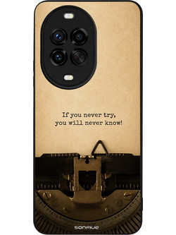Sonique Men's Edition Back Cover Old Letter (Huawei Nova 14 Pro 5G)