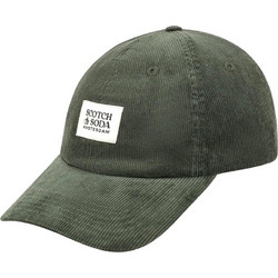 Scotch & Soda Unisex Καπέλο Jockey Κοτλέ Πράσινο SSV72310 310