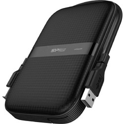 Silicon Power Armor A60 2TB Εξωτερικός Σκληρός Δίσκος HDD 2.5" USB 3.0 Black