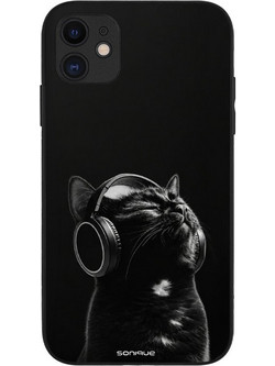 Sonique Men's Edition Θήκη Audio Kitten - Black (iPhone 11)