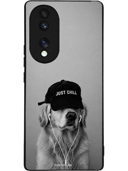 Sonique Men's Edition Θήκη (Honor 70 5G) με Σχέδιο «Just Chill Pup»