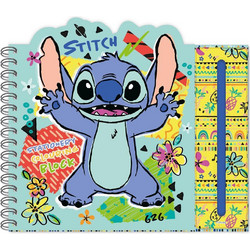 Disney Stitch Μπλοκ Χρωματισμού με Μαρκαδόρους και Κασετίνα 38 τεμάχια (566046)