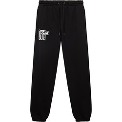 Off-White Motion Arrow Cuffed Φόρμα με Λάστιχο Μαύρο 44MCH057F26F003001 001