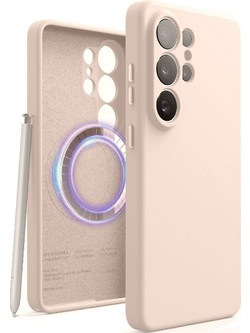 Θήκη Samsung Galaxy S26 Ultra Elago Magnetic Silicone Case Premium Σιλικόνης με MagSafe - Lovely Pink (EGS26MSSC69-LPK)