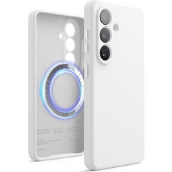 Θήκη Samsung Galaxy S26 Elago Magnetic Silicone Case Premium Σιλικόνης με MagSafe - White (EGS26MSSC62-WH)