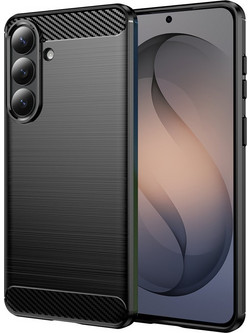 Techsuit Carbon Silicone Θήκη Black (Samsung Galaxy S26)