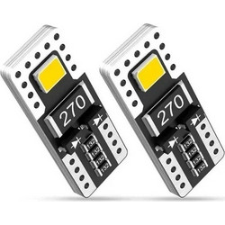 Novsight A500 T10-2 Λάμπες LED 12V SMD 2835 CANBUS 100LM 2W 6000K 2τμχ