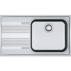 Franke Smart SRX 611-86 LB Ένθετος Νεροχύτης Inox Σατινέ Δεξιά 86x50cm