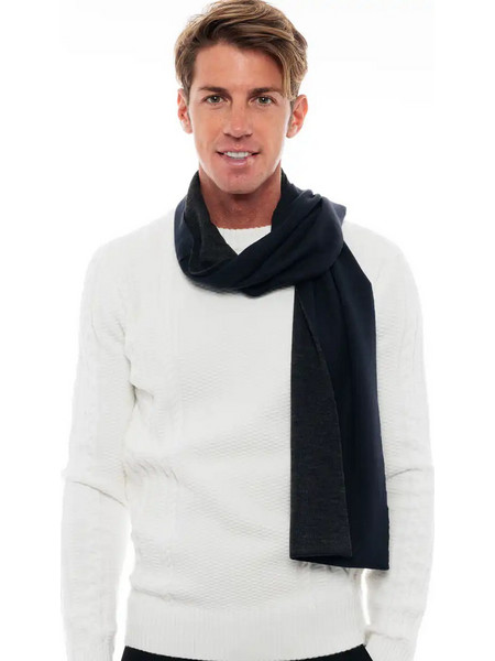 Biston fashion ανδρικό κασκώλ 48-501-003 NAVY