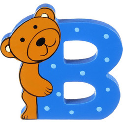 Ξύλινο Γράμμα B Alphabet Letters Orange Tree Toys