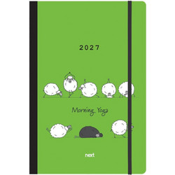 Next ημερολόγιο 2027 Trends Morning Yoga ημερήσιο flexi με λάστιχο 14x21εκ. Με σχέδια