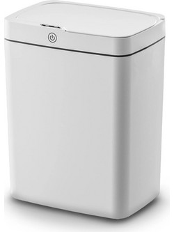 HOME USE κάδος απορριμμάτων HUH-0253 με φωτοκύτταρο, 13lt, λευκός HUH-0253