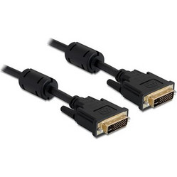 Delock Cable DVI 24+5 male To DVI 24+5 male 3 m black (83112)
