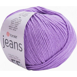 Νήμα Πλεξίματος Jeans για Καλοκαιρινά Πλεκτά 55% βαμβάκι και 45% ακρυλικό 50gr 160mtr. σε Μωβ 72 1τεμ