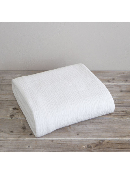 Κουβέρτα Ξενοδοχείου Allegra White King Size 250x260cm 100% Βαμβάκι