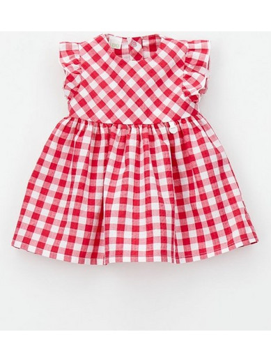 IDO WOVEN DRESS SLEEVELESS - 4.G193/00 - ΚΟΡΙΤΣΙ - STRAWBERRY PINK