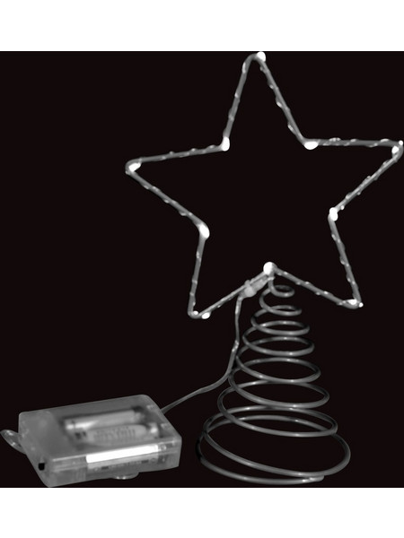 10Led Φωτιζόμενη Κορυφή Μπαταρίας Με Λευκό Φωτισμό ,23cm