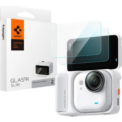 Spigen - (2 pack) Glas.tR Slim, Back Screen (AGL11171) - Insta360 Go Ultra - Clear
