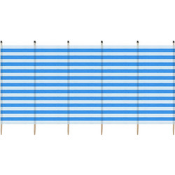 Παραβάν Παραλίας/Camping Ριγέ 150x600cm Με Πασσάλους 603102