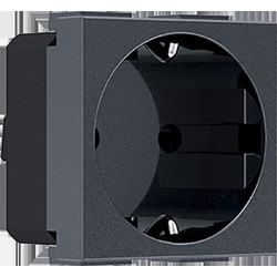 MODYS ΠΡΙΖΑ ΣΟΥΚΟ ΑΝΘΡΑΚΙ 2P+E 16A 250VAC IP20 / 10101312420