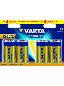 Varta LongLife D 4τμχ