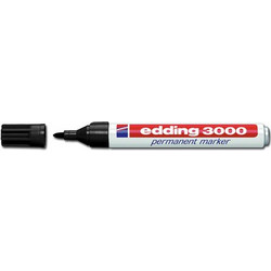 EDDING EDDING ανεξίτηλος μαρκαδόρος 3000, 1.5-3mm, επαναγεμιζόμενος, μαύρος