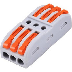 Powertech POWERTECH κλέμα σύνδεσης καλωδίων TOOL-0104, 3pin προς 3pin, 10τμχ