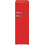 Bronxi BX-1790 RD Retro Δίπορτο Ψυγείο 244lt Υ175xΠ55xΒ58.5cm Κόκκινο