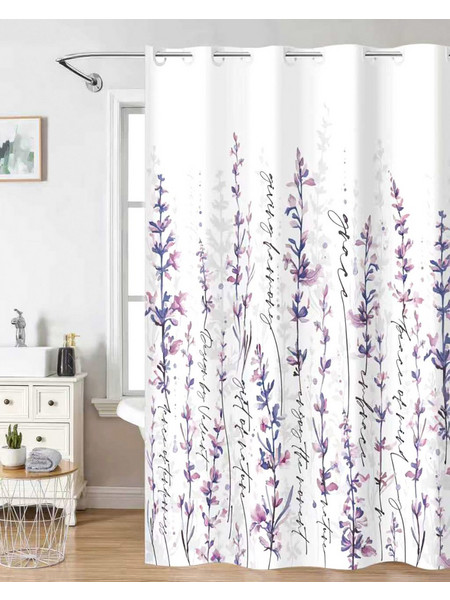 Κουρτίνα Μπάνιου 180x200 - Lilly της Nima Home 100% Polyester Κουρτίνα 180x200