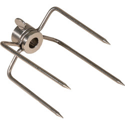 Πηρούνα Σούβλας Κοκορετσιού Χρωμίου 11mm x 10cm Lianos - Lianos