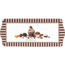 Πιατέλα Σερβιρίσματος Sweet Moments 1109SWΕΜ 35x15cm Multi Easy Life Πορσελάνη