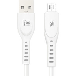 Καλώδιο Φόρτισης Micro-usb 3a 1m Λευκό JC30V JES (001041001)