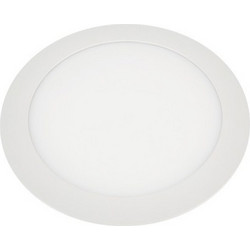 525919 ΦΩΤΙΣΤΙΚΟ ΧΩΝΕΥΤΟ LED SLIM 18W 85-265V 3CCT Φ225 ΛΕΥΚΟ PLUS