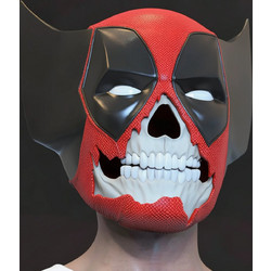 Φιγούρα Cosplay Deadpool 3 Poolverine Skull Helmet Movie Version 3D εκτυπωμένη