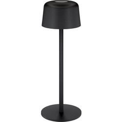 GOOBAY επιτραπέζιο φωτιστικό 77675, 3000K, dimmable, επαναφορτιζόμενο, μαύρο 77675