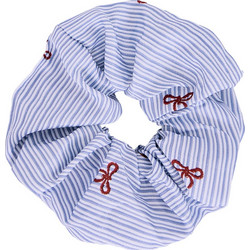 Celestino Γυναικείο λαστιχάκι μαλλιών ριγέ με φιόγκους
