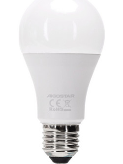 Λαμπτήρας LED E27 A60 9W 4000K Φυσικό Λευκό Φως Dimmable Aigostar
