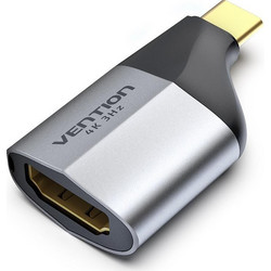 VENTION Type-C to HDMI Adapter Gray Aluminum Alloy Type (TCDH0) (VENTCDH0)