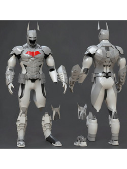 Φιγούρα Cosplay Batman Batsuit Armor from Arkham Knight 3D εκτυπωμένη