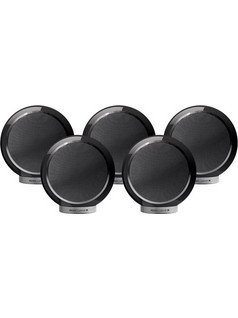 Elipson Planet Lacque Σετ Ηχείων Hi-Fi Βιβλιοθήκης 80W 2 Δρόμων red 5.0 Black
