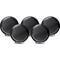 Elipson Planet Lacque Σετ Ηχείων Hi-Fi Βιβλιοθήκης 80W 2 Δρόμων red 5.0 Black