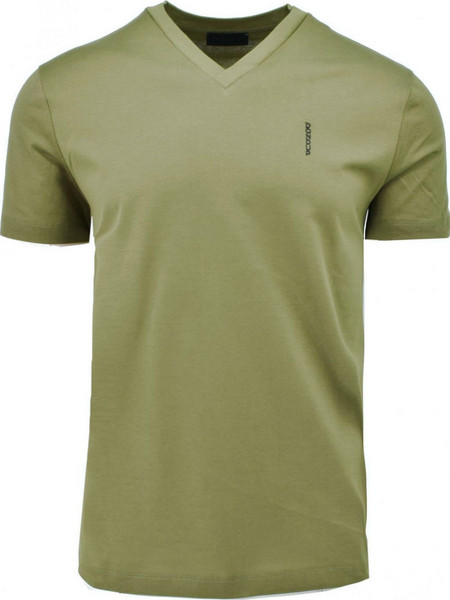 t-shirt με V DONDUP Μπλε