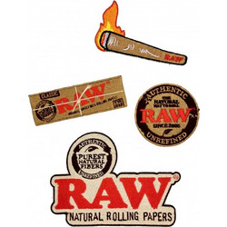 Raw Patches Pack With 4 Designs